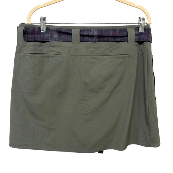 Nike golf dri fit gray 2 in 1 skirt and shorts size 12 - Picture 2 of 12